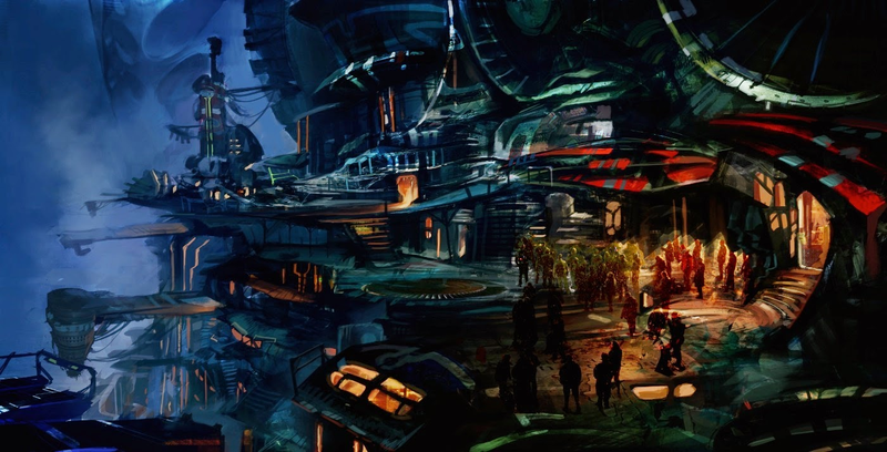 Illustration for article titled The Concept Art That Created Guardians of the Galaxy's Cosmic Locations